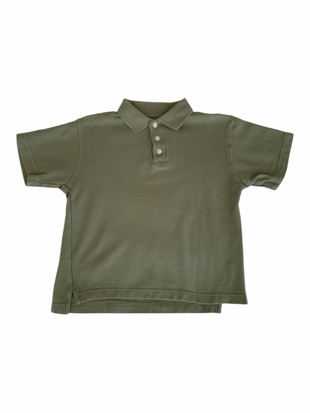 Vintage Cherokee Polo Shirt Boys Size Small Green Short Sleeves Cotton